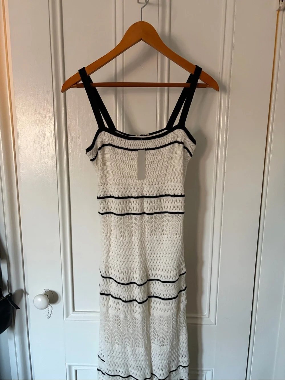 Crochet look maxi dress